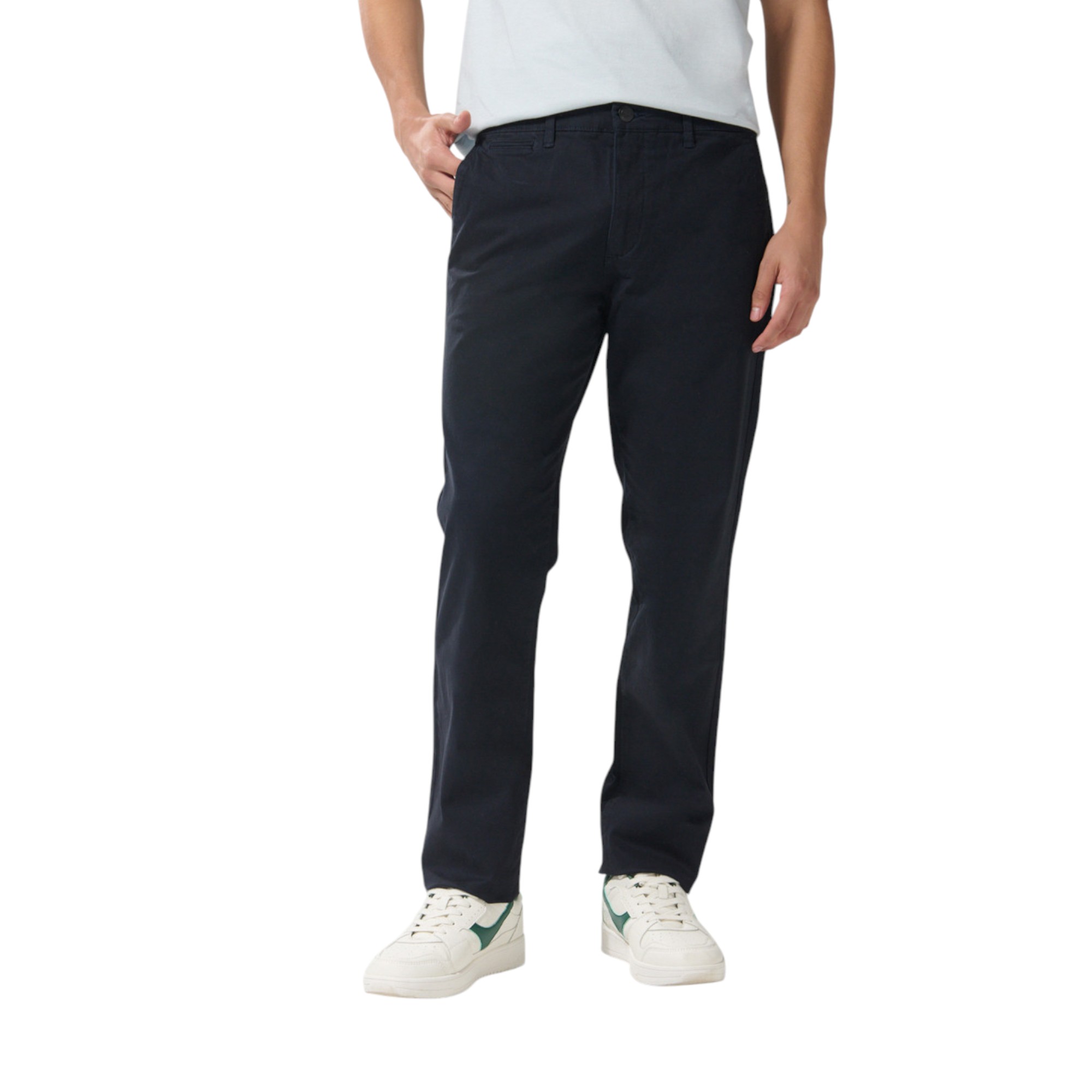 Mens Chino Trousers Super Slim Fit Casual Stretch Casual Cotton Premium Pants