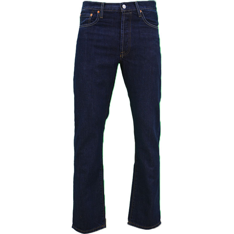 LEVIS 501 MENS Jeans Original Indigo Wash Straight Leg Stretch ...