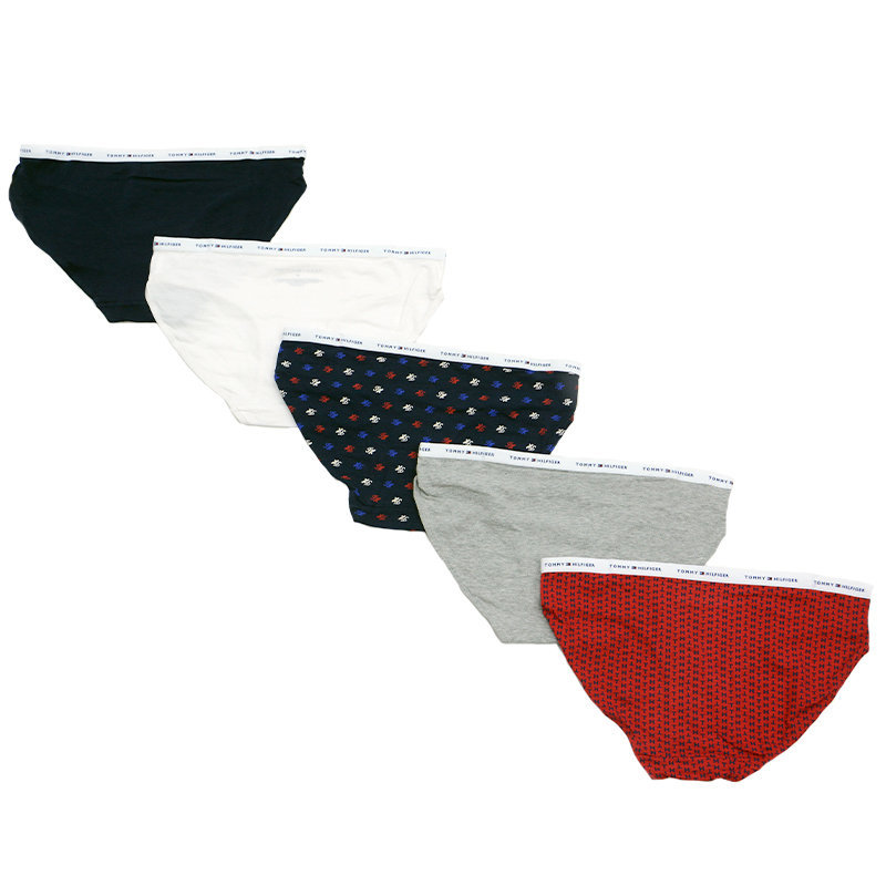 Tommy Hilfiger Women's 3 Pack Cotton Logo Bikini Underwear