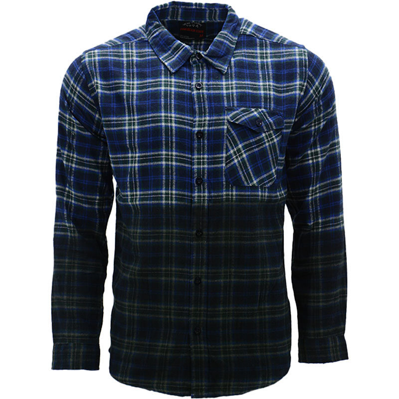 Mens Flannel Check Shirts Cotton Long Sleeve Soft Lumberjack Casual ...