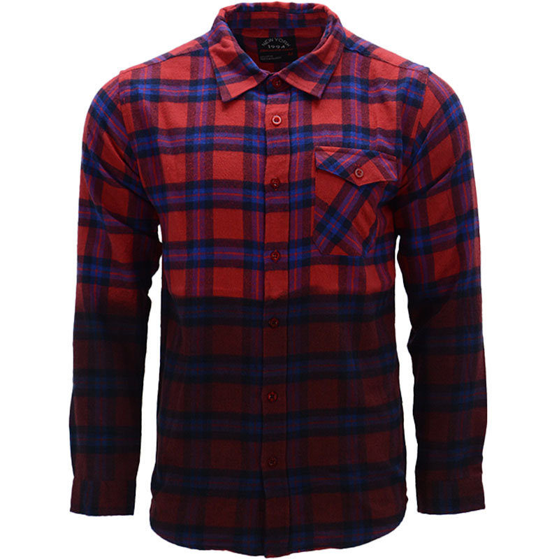 Mens Flannel Check Shirts Cotton Long Sleeve Soft Lumberjack Casual ...