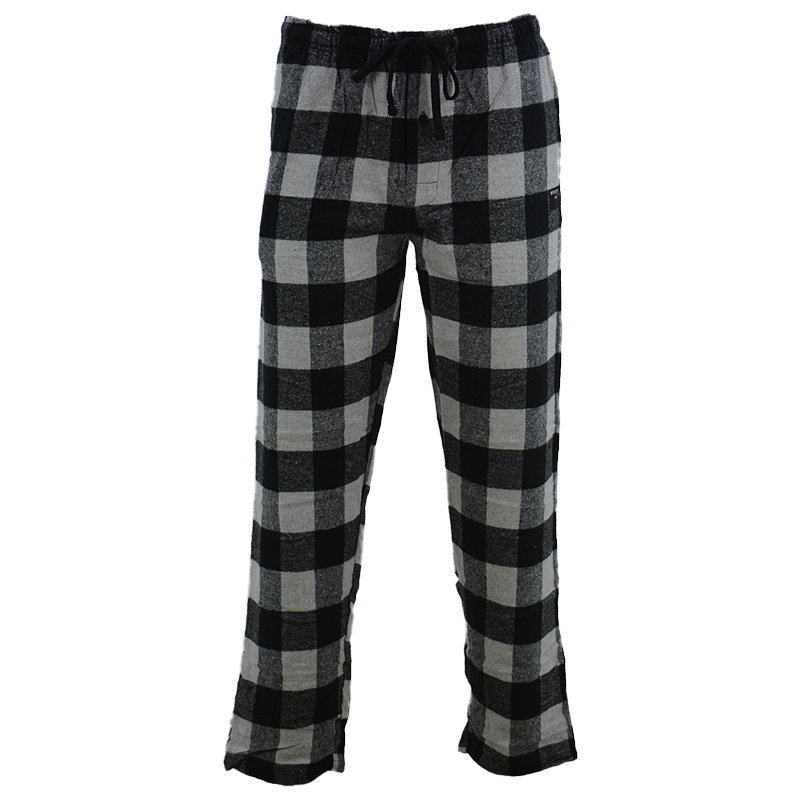 Mens Pyjama Flannel Check Bottoms Cotton PJ Pants Lounge Nightwear ...