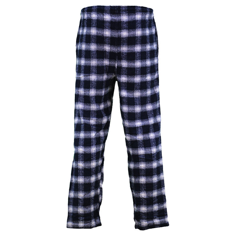Mens Pyjama Flannel Check Bottoms Cotton PJ Pants Lounge Nightwear ...