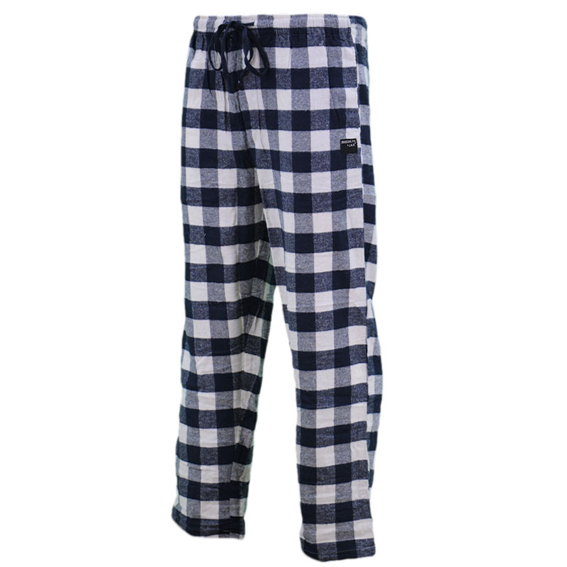 Mens Pyjama Flannel Check Bottoms Cotton PJ Pants Lounge Nightwear ...