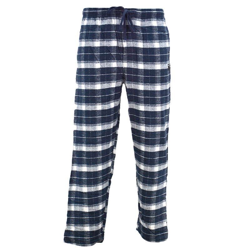 Mens Pyjama Flannel Check Bottoms Cotton PJ Pants Lounge Nightwear ...