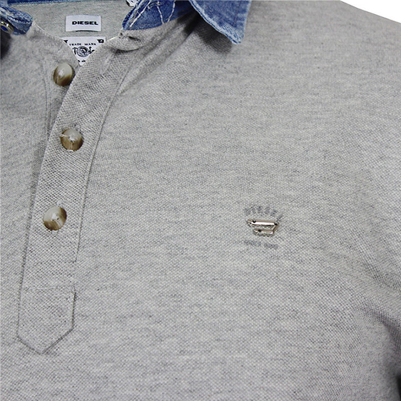 Med det samme Sweeten Levere DIESEL T FRI 0SAHV Mens Polo Shirt Classic Golf T-Shirt Casual Tee Cotton |  eBay