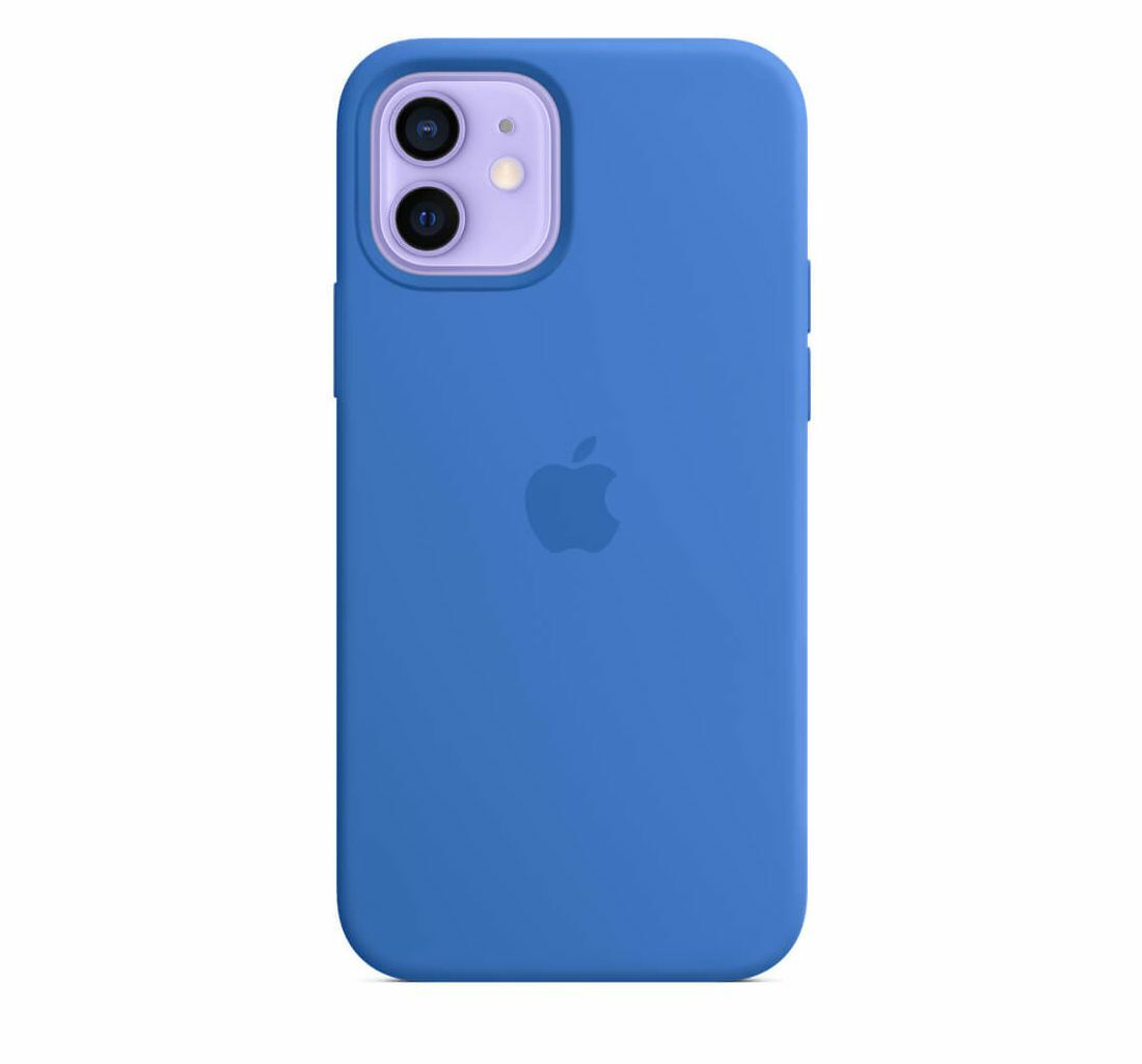 iPhone 12 Pro Max Silicone Case with MagSafe - Capri Blue